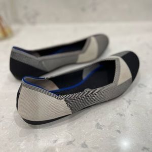 Rothy’s Captoe Black and white flats Size: 9
